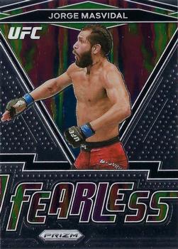 2021 Panini Prizm UFC - Fearless #2 Jorge Masvidal Front