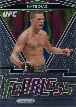 2021 Panini Prizm UFC - Fearless #12 Nate Diaz Front
