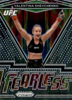 2021 Panini Prizm UFC - Fearless #13 Valentina Shevchenko Front