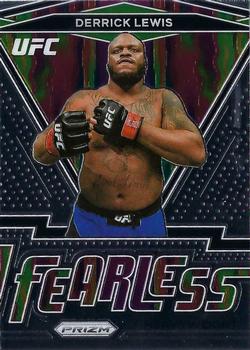 2021 Panini Prizm UFC - Fearless #15 Derrick Lewis Front