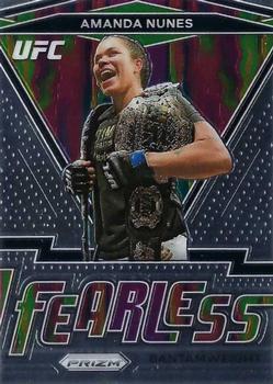 2021 Panini Prizm UFC - Fearless #16 Amanda Nunes Front