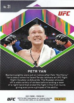 2021 Panini Prizm UFC - Fearless #21 Petr Yan Back