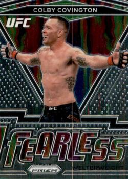 2021 Panini Prizm UFC - Fearless #23 Colby Covington Front