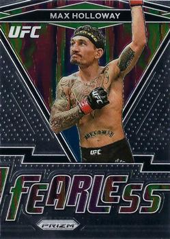 2021 Panini Prizm UFC - Fearless #24 Max Holloway Front