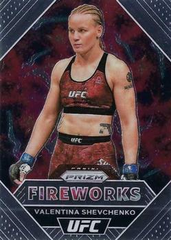 2021 Panini Prizm UFC - Fireworks #5 Valentina Shevchenko Front