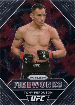 2021 Panini Prizm UFC - Fireworks #20 Tony Ferguson Front