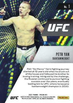 2021 Panini Prizm UFC - Instant Impact #1 Petr Yan Back
