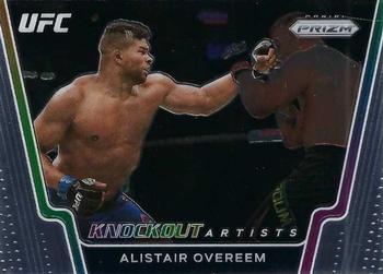 2021 Panini Prizm UFC - Knockout Artists #10 Alistair Overeem Front