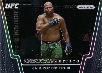 2021 Panini Prizm UFC - Knockout Artists #13 Jair Rozenstruik Front
