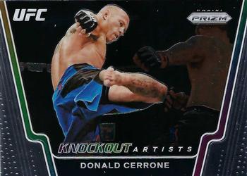 2021 Panini Prizm UFC - Knockout Artists #15 Donald Cerrone Front