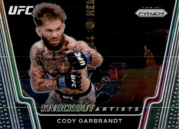 2021 Panini Prizm UFC - Knockout Artists #17 Cody Garbrandt Front