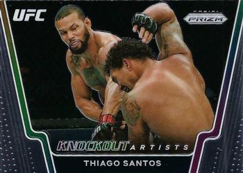 2021 Panini Prizm UFC - Knockout Artists #22 Thiago Santos Front