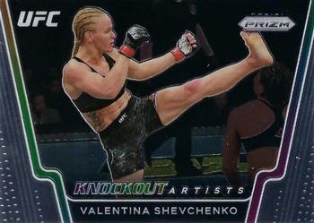 2021 Panini Prizm UFC - Knockout Artists #23 Valentina Shevchenko Front