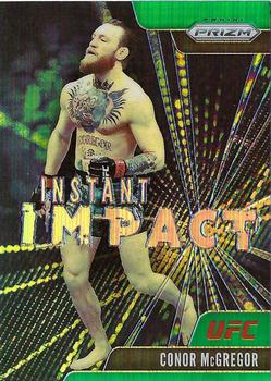 2021 Panini Prizm UFC - Instant Impact Green Prizms #9 Conor McGregor Front