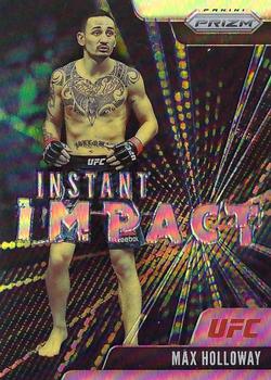 2021 Panini Prizm UFC - Instant Impact Silver Prizms #4 Max Holloway Front