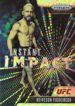 2021 Panini Prizm UFC - Instant Impact Silver Prizms #17 Deiveson Figueiredo Front