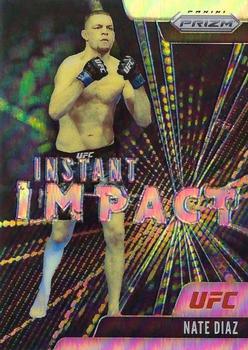 2021 Panini Prizm UFC - Instant Impact Silver Prizms #20 Nate Diaz Front