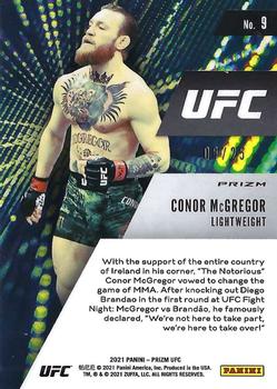 2021 Panini Prizm UFC - Instant Impact Mojo Prizms #9 Conor McGregor Back