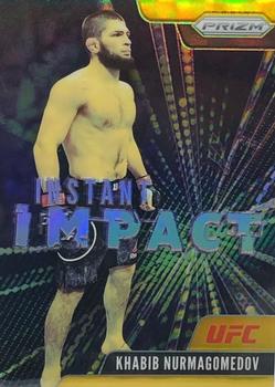 2021 Panini Prizm UFC - Instant Impact Gold Prizms #2 Khabib Nurmagomedov Front