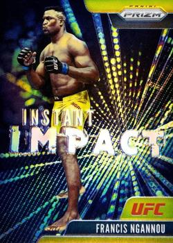 2021 Panini Prizm UFC - Instant Impact Gold Prizms #7 Francis Ngannou Front