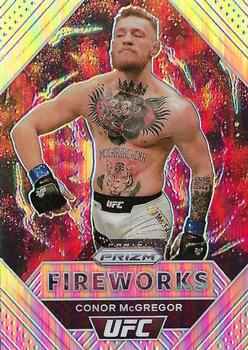 2021 Panini Prizm UFC - Fireworks Silver Prizms #1 Conor McGregor Front