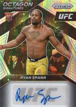 2021 Panini Prizm UFC - Octagon Signatures Silver Prizms #OS-RSP Ryan Spann Front