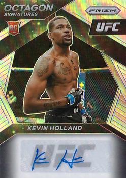 2021 Panini Prizm UFC - Octagon Signatures Silver Prizms #OS-KHL Kevin Holland Front
