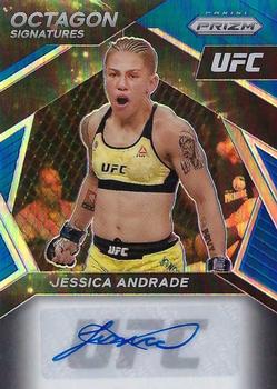 2021 Panini Prizm UFC - Octagon Signatures Blue Prizms #OS-JAD Jessica Andrade Front