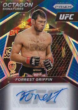 2021 Panini Prizm UFC - Octagon Signatures Blue Prizms #OS-FGF Forrest Griffin Front