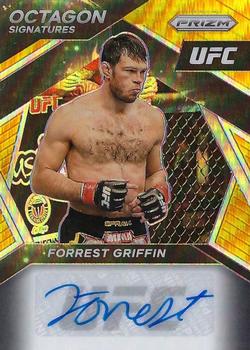 2021 Panini Prizm UFC - Octagon Signatures Gold Prizms #OS-FGF Forrest Griffin Front