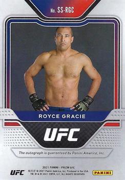 2021 Panini Prizm UFC - Sensational Signatures #SS-RGC Royce Gracie Back