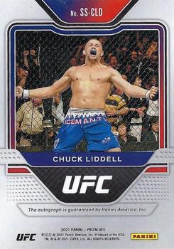2021 Panini Prizm UFC - Sensational Signatures #SS-CLD Chuck Liddell Back