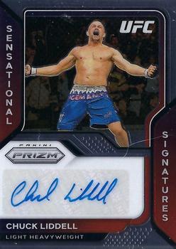 2021 Panini Prizm UFC - Sensational Signatures #SS-CLD Chuck Liddell Front