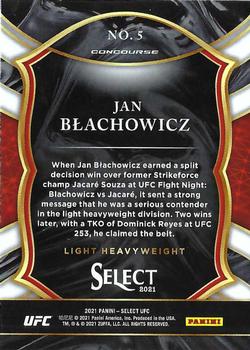 2021 Panini Select UFC #5 Jan Blachowicz Back