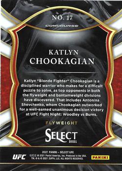 2021 Panini Select UFC #17 Katlyn Chookagian Back