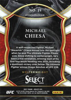 2021 Panini Select UFC #19 Michael Chiesa Back