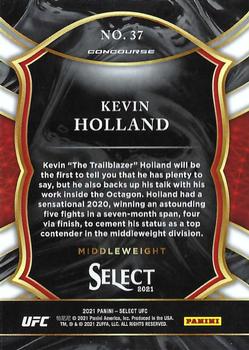 2021 Panini Select UFC #37 Kevin Holland Back