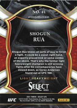 2021 Panini Select UFC #41 Shogun Rua Back