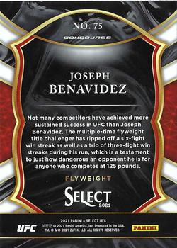 2021 Panini Select UFC #75 Joseph Benavidez Back