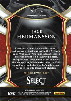 2021 Panini Select UFC #84 Jack Hermansson Back