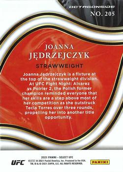 2021 Panini Select UFC #205 Joanna Jedrzejczyk Back