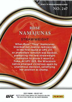 2021 Panini Select UFC #247 Rose Namajunas Back