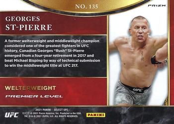 2021 Panini Select UFC - Disco Prizms #135 Georges St-Pierre Back