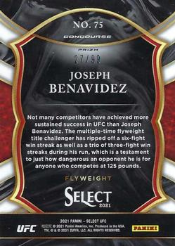 2021 Panini Select UFC - Red Prizms #75 Joseph Benavidez Back