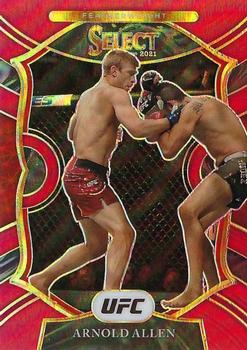 2021 Panini Select UFC - Red Prizms #76 Arnold Allen Front