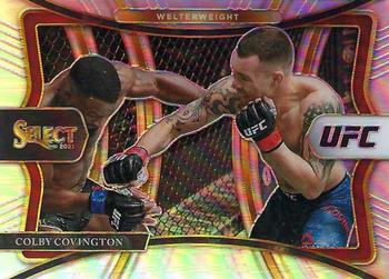 2021 Panini Select UFC - Silver Prizms #197 Colby Covington Front