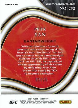 2021 Panini Select UFC - Tie-Dye Prizms #252 Petr Yan Back