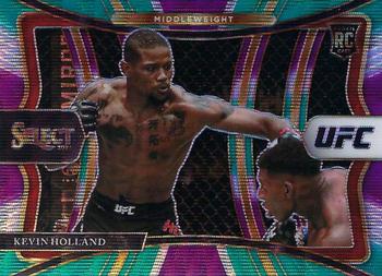 2021 Panini Select UFC - Tri-Color Prizms #169 Kevin Holland Front
