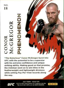 2021 Panini Select UFC - Phenomenon #18 Conor McGregor Back