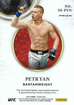 2021 Panini Select UFC - Select Swatches Tie-Dye Prizms #SS-PYN Petr Yan Back